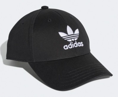 Кепка Adidas TREFOIL BASEBALL (EC3603) чорного кольору. Зручна бавовняна кепка у. . фото 5