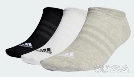 Ці шкарпетки adidas no-show - те, що потрібно для босоногого образу з кросівками. . фото 1