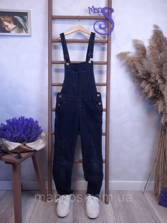 Джинсовый комбинезон Denim Co для девочки синий Размер 140 (9-10 лет). Кривой Рог. фото 1 Джинсовый комбинезон Denim Co для девочки синий Размер 140 (9-10 лет). Кривой Рог. фото 1