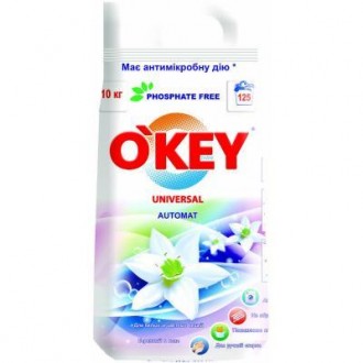 Стиральный порошок O'KEY Universal 10 кг (4820049381726). Бровары. фото 1 Стиральный порошок O'KEY Universal 10 кг (4820049381726). Бровары. фото 1