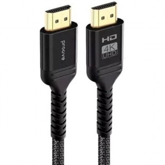 Кабель Proove PlayBack HDMI to HDMI 5м Black (DCP520003601) (Код товару:37964). Харків. фото 1 Кабель Proove PlayBack HDMI to HDMI 5м Black (DCP520003601) (Код товару:37964). Харків. фото 1