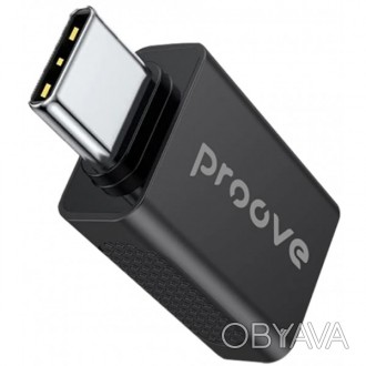 Перехідник OTG Proove Extension Type-C to USB Black (HBEX00012001) — це універса. . фото 1