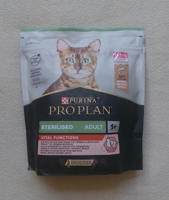 Продам новый сухой корм Purina Pro Plan Sterilised Adult для стерилизованных кот. . фото 2