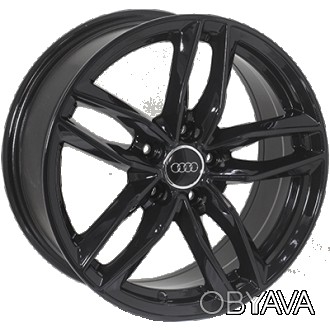 Диски литые R17 PCD5x112 на Skoda, Seat, Audi, VW, Mercedes, BMW ZW BK690 BLACK . . фото 1