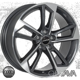 Диски литые R18 PCD5x112 на Skoda, Seat, Audi, VW, Mercedes, BMW ZF TL5236 Black. . фото 1