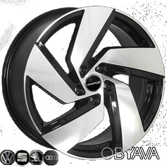 Диски литые R18 PCD5x112 на Skoda, Seat, Audi, VW ZW BK5773 BP ET45 DIA57.1 8.0j. . фото 1