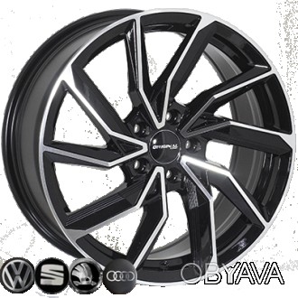 Диски литые R18 PCD5x112 на Skoda, Seat, Audi, VW ZW YA6593 BP ET45 DIA57.1 8.0j. . фото 1