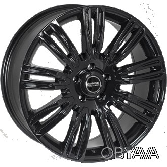 Диски литые R22 PCD5x120 на OPEL, VW JH 716D BLACK ET45 DIA72.6 9.5j КиевОтправл. . фото 1