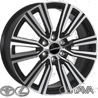 Диски литые R22 PCD6x139.7 на Tоyota, Lexus ZF 1754 BMF ET55 DIA95.1 8.5j КиевОт. . фото 1