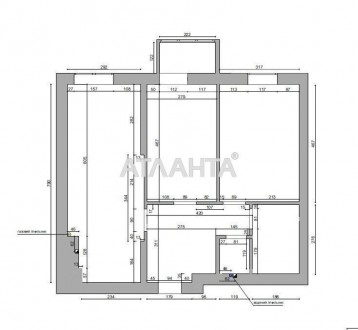 Код об'єкта: 343623. АН "Атланта" Продається простора 3-кімнатна квартира з суча. Зализнычный. фото 2