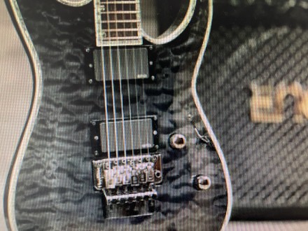 ESP LTD Deluxe MH-1000FR See Thru Black. . фото 3