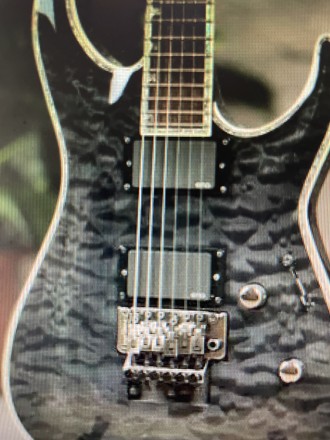 ESP LTD Deluxe MH-1000FR See Thru Black. . фото 2