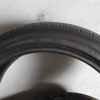 Резина б/у  DUNLOP SP SPORT 5000  P225/45  R 19  три колеса. . фото 6