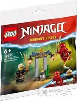 Конструктор LEGO Ninjago Битва Кая и Раптора в храме 47 деталей (30650). . фото 1