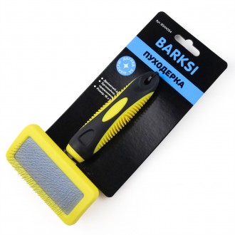 Ця пуходерка виконана із пластику зі сталевими зубами середнього розміру, які ак. . фото 3