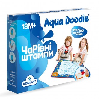 AD8001N Набір для творчості AQUA DOODLE ЧАРІВНІ ВОДНІ ШТАМПИ Набір 'ЧАРІВНІ ШТАМ. . фото 2