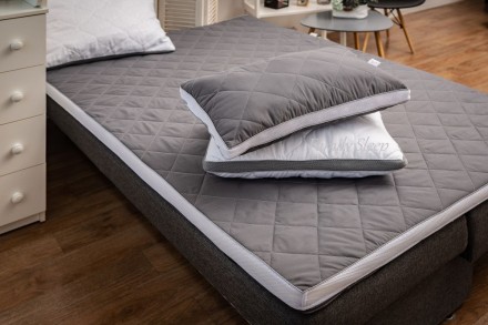 Подушка анатомическая классическая "Strong Sleep 3D" Gray-White collection - бла. . фото 10