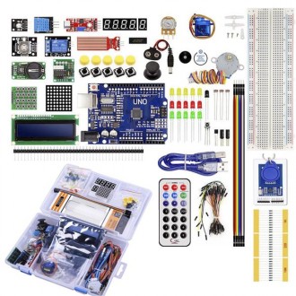 В наявності багато різних плат ардуіно, датчиків, дисплеїв, модулів, на картинка. . фото 10