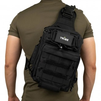 Сумка через плечо Tribe Sling Pack 6,5L – функциональная, удобная и эргономичная. . фото 6