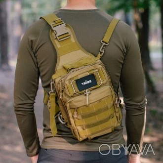 Сумка через плечо Tribe Sling Pack 6,5L – функциональная, удобная и эргономичная. . фото 1