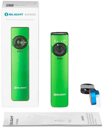 Фонарь Olight Arkfeld, lime green (Arkfeld LG)
Olight Arkfeld — это совершенно н. . фото 5