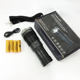  Ручний ліхтар Police AK138 WHITE LASER LED PM60-TG із зарядкою USB, що працює в. . фото 4