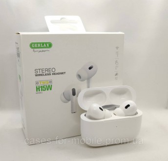 Навушники TWS GERLAX H15W White (DESIGN AIR PODS PRO2 SERIES) SIRI. Хмельницкий. фото 1 Навушники TWS GERLAX H15W White (DESIGN AIR PODS PRO2 SERIES) SIRI. Хмельницкий. фото 1