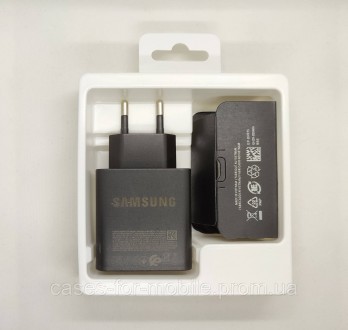 Комплект: Блок швидкого заряджання Samsung 35w PD3.0 (EP-TA220) ЧОРНОГО кольору . . фото 5