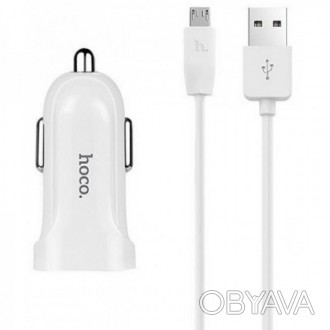 Hoco Z2 з кабелем Micro USB (1USB, 1.5А) – це надійний аксесуар для швидкого та . . фото 1