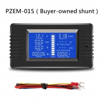 Ваттметр PZEM-015 DC 0V-200V 10А-300А
1. Диапазон измерения напряжения: 0-200 В.. . фото 4