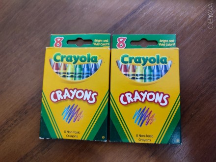 В наявності нові упаковки воскових олівців Crayola (США) по 24,16 і 8 олівців:
. . фото 4