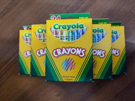 В наявності нові упаковки воскових олівців Crayola (США) по 24,16 і 8 олівців:
. . фото 2