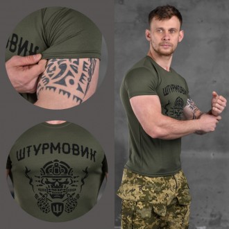 Футболка Військова Тактична Потовідвідна Олива з принтом Bayraktar Штурмовик. Одеса. фото 1 Футболка Військова Тактична Потовідвідна Олива з принтом Bayraktar Штурмовик. Одеса. фото 1