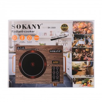 Плита инфракрасная электрическая Sokany SK-3569 - это удобное и эффективное реше. . фото 7