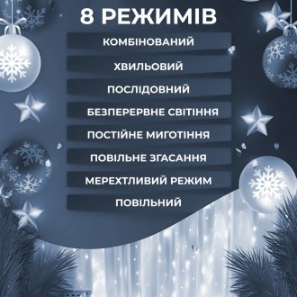 Неповторний шарм Представляємо вам світлодіодну гірлянду-штору від GarlandoPro, . . фото 8