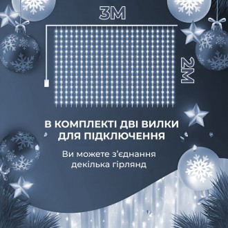 Неповторний шарм Представляємо вам світлодіодну гірлянду-штору від GarlandoPro, . . фото 6