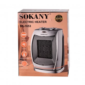 Ваш надійний обігрів Sokany SK-1653 Electric Heater - це потужний тепловентилято. . фото 5