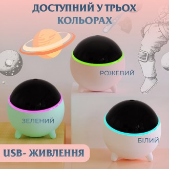 Портативный увлажнитель воздуха для дома с USB-подключением и вместимостью 300 м. . фото 7