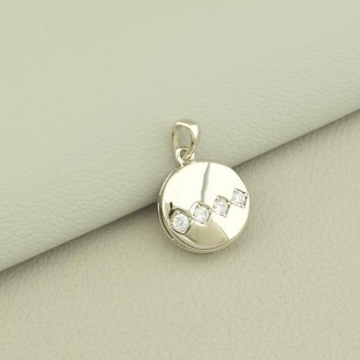 116914 Кулон 'XUPING' Фианит (родий). Житомир. фото 1