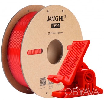 Пластик в котушці для 3D друку PETG Jamg He 
PETG виготовляється з модифікованих. . фото 1