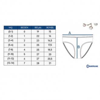 
Детские трусики слип для девочки Baykar арт 5324
Трусы для девочки ТМ Baykar с . . фото 3