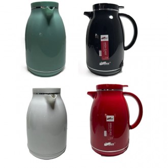 Кувшин термос для напитков со стеклянной колбой на 1,5 л 29150 Зеленый. Одесса. фото 1