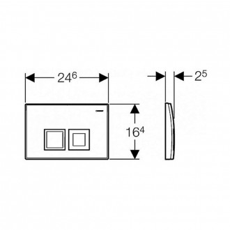 Смывные клавиши Geberit Delta были специально разработаны для использования в со. . фото 3