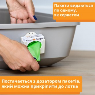 Совок Neater Scooper позволяет быстро и легко чистить ваш ящик для мусора, высып. . фото 7