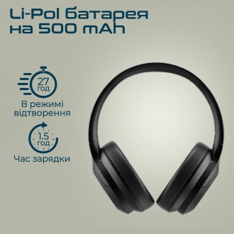 Насолоджуйся соковитим звучанням та якістю дзвінків з бездротовими навушниками A. . фото 6