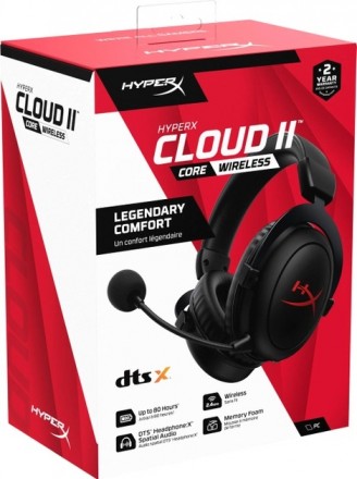 Гарнітура HyperX Cloud II Wireless – бездротова геймерська гарнітура, що підтрим. . фото 9