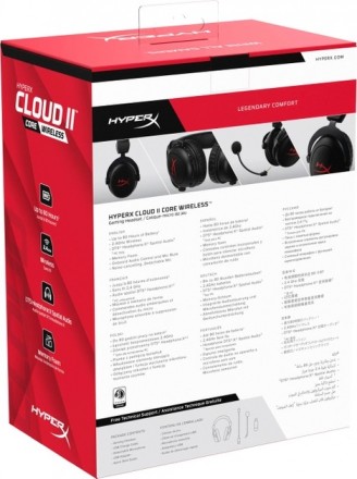 Гарнітура HyperX Cloud II Wireless – бездротова геймерська гарнітура, що підтрим. . фото 10