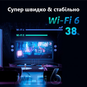 TX2 Pro — це гігабітний маршрутизатор Wi-Fi 6 початкового рівня, розроблений для. . фото 6