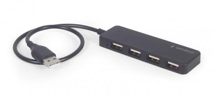 Концентратор USB Gembird 4хUSB2.0, пластик, Black (UHB-U2P4-06). Харьков. фото 1 Концентратор USB Gembird 4хUSB2.0, пластик, Black (UHB-U2P4-06). Харьков. фото 1