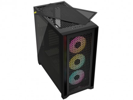 CORSAIR 4000D RGB AIRFLOW — корпус ATX середньої вежі з дизайном інтенсивного по. . фото 4